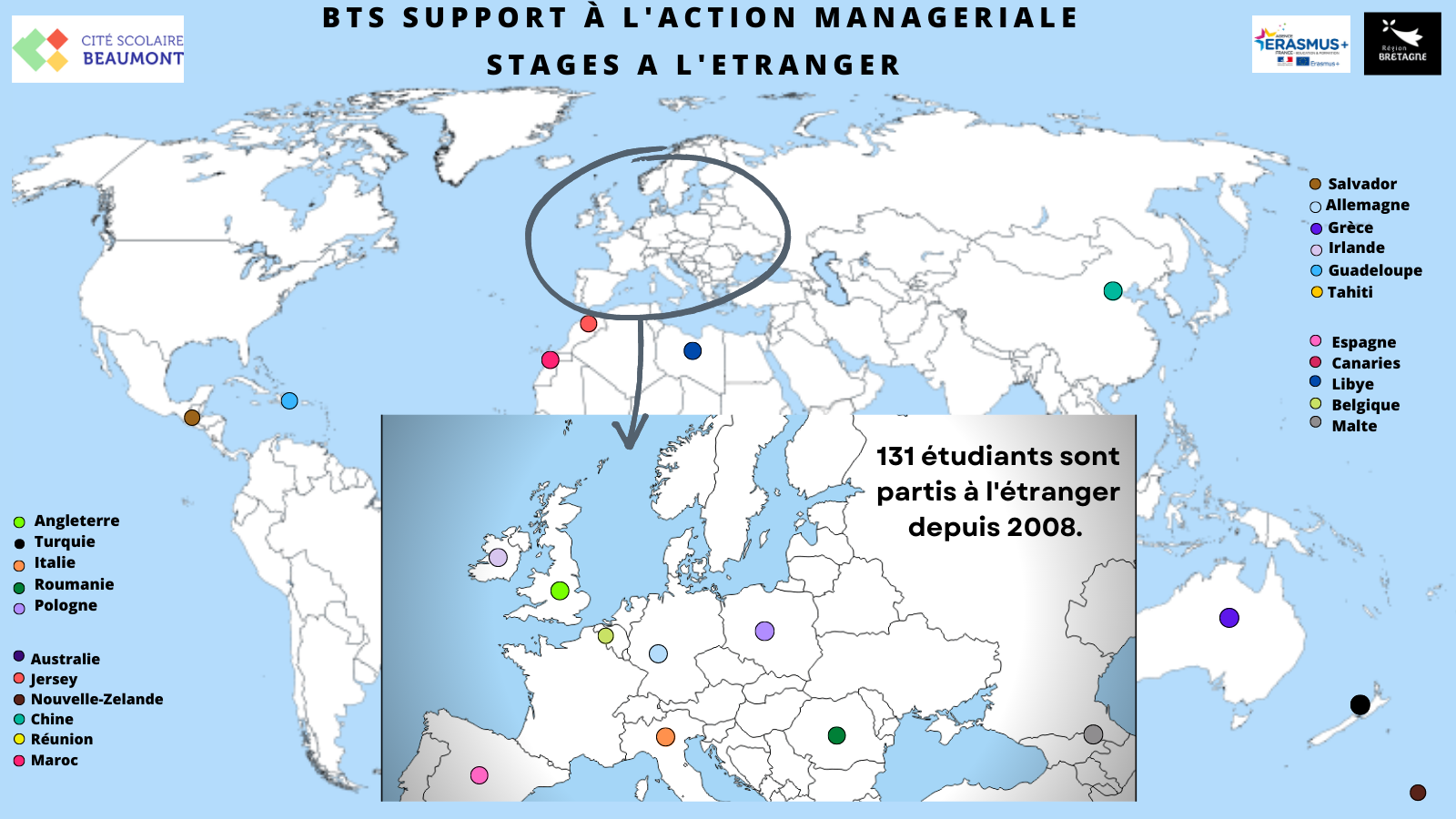 AP carte des stages